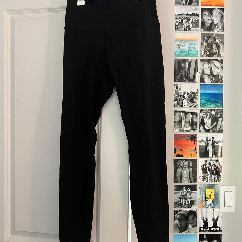 LULU-LEMON black align leggings size 6